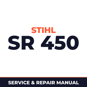 Stihl SR 450 Machine Service & Repair Manual