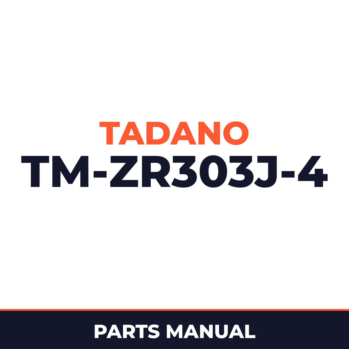 Tadano TM-ZR303J(EF)-4 31114010150A FRAME/STD,REMOTE-RADIO CONT. Parts Manual