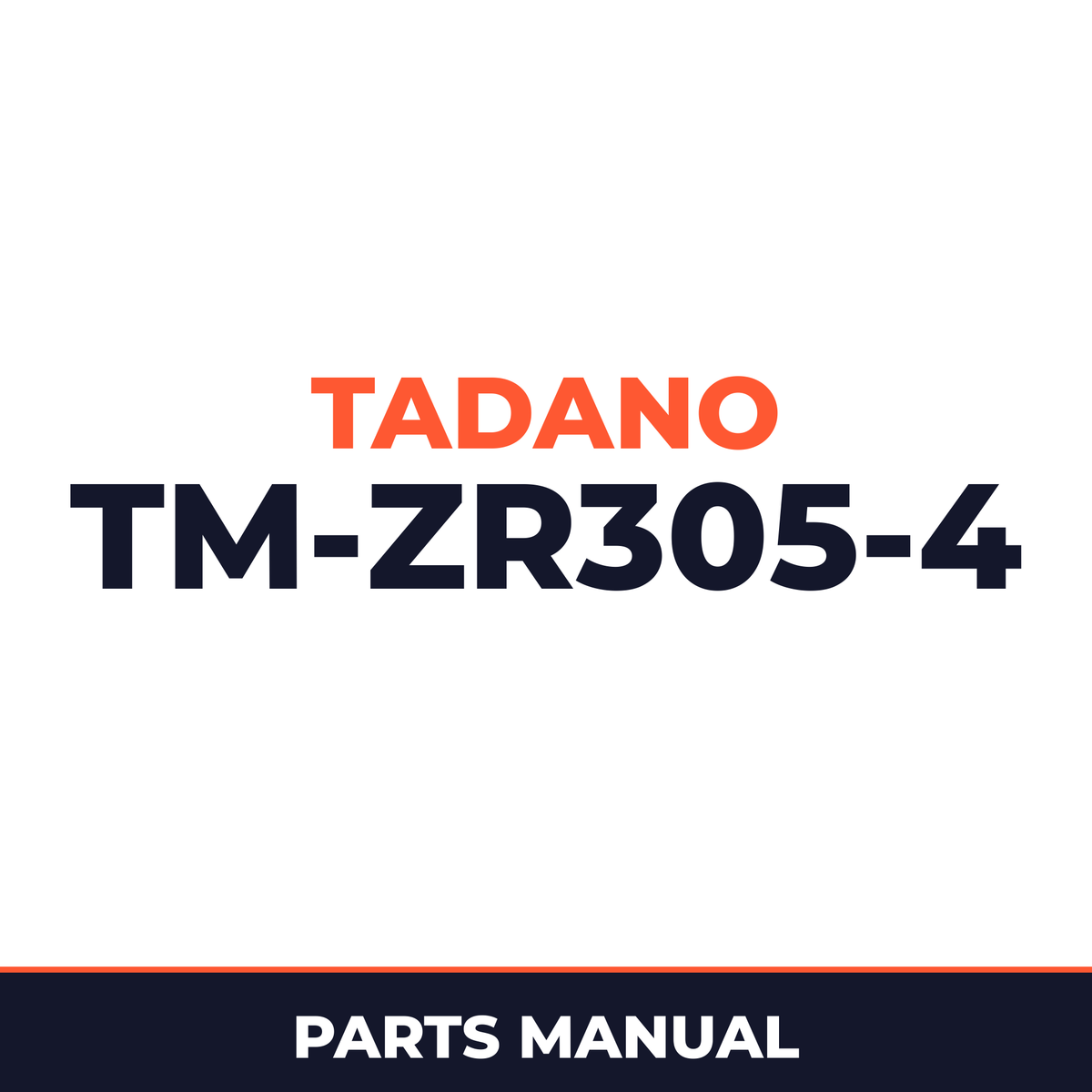 Tadano TM-ZR305(HE)-4 31014010920A FRAME/STD,REMOTE-RADIO CONT.,HOOK-IN Parts Manual