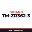 Tadano TM-ZR362(HEF)-3 41102310310A FRAME/STD,REMOTE-RADIO CONT.,HOOK-IN Parts Manual