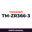 Tadano TM-ZR366(HEX)-3 41102310690A FRAME/STD,REMOTE-RADIO CONT.,S-HOOK-IN Parts Manual