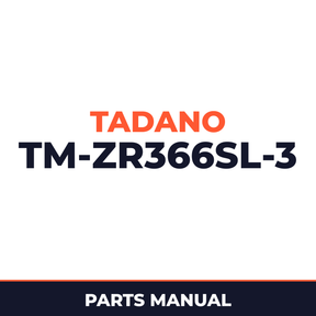 Tadano TM-ZR366SL(HEX)-3 41102310660A FRAME/SL,REMOTE-RADIO CONT.,S-HOOK-IN Parts Manual