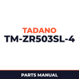 Tadano TM-ZR503SL(EF)-4 31094010231A FRAME/SL,REMOTE-RADIO CONT. Parts Manual