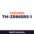 Tadano TM-ZR865RS-1 41049104285A FRAME/RADIO CONTROL,SAFETY EYES Parts Manual