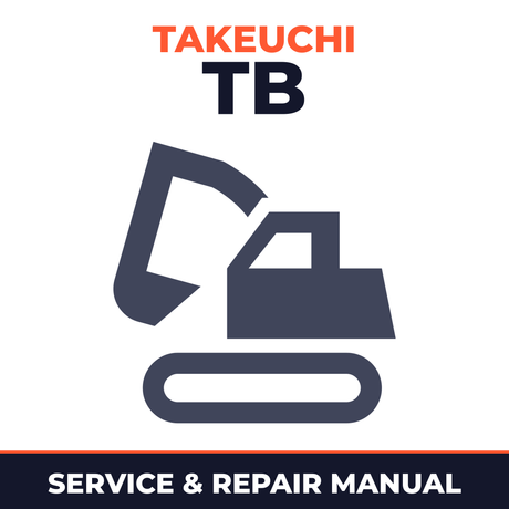 Takeuchi TB Compact Excavators (TB025/TB030/TB035) OEM Service & Repair Manual