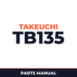 Takeuchi TB135 parts book