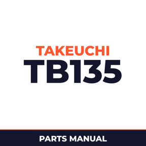 Takeuchi TB135 parts book