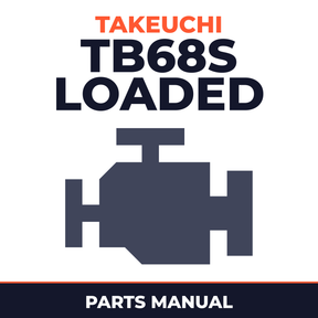 Takeuchi TB68S Loaded Engine Model SD334 Parts Manual