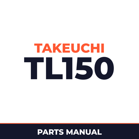 Takeuchi TL150 parts book