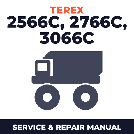 Terex 2566c, 2766c, 3066c Articulated Dumptruck Complete Workshop Service Repair Manual