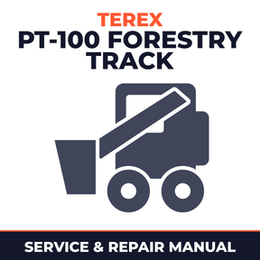 Terex PT-100 Forestry Track Loader Workshop Service Manual
