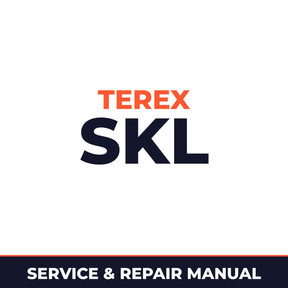 Terex SKL Series Workshop Service Repair Manual