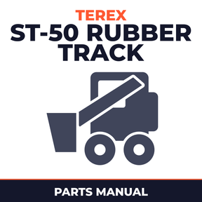 Terex ST-50 Rubber Track Loader Master Parts Manual