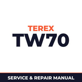 Terex TW70 Workshop Service Repair Manual