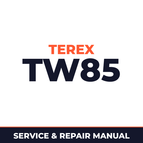 Terex TW85 Workshop Service Repair Manual