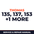 Thomas Loader 135 137 153 1300 Protough Repair Manual