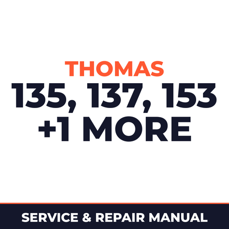 Thomas Loader 135 137 153 1300 Protough Repair Manual