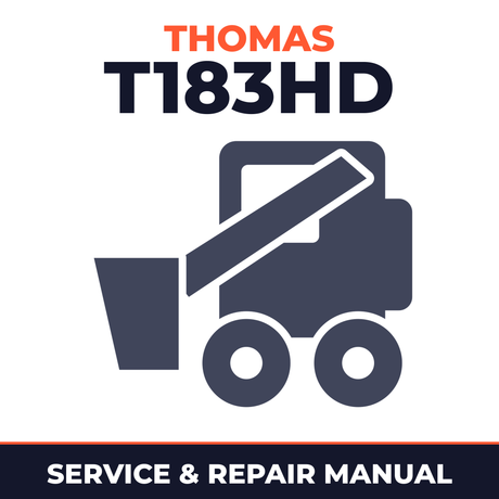 Thomas T183HD Skid Steer Loader Service Repair Manual