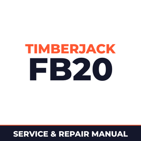 Timberjack FB20 Drive to Tree Felling Head Worjshop Machine Service & Repair Manual