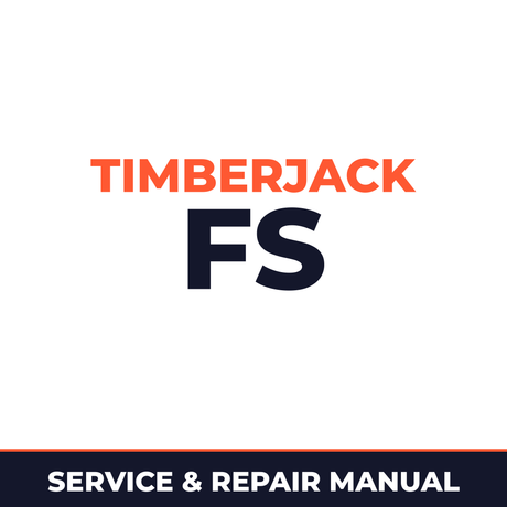 Timberjack FS Series Heads Swing to Tree Disc Saw Work Machine Service & Repair Manual