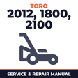 Toro 2012 Greensmaster Flex 1800 2100 Walk-Behind Mower Service & Repair Manual
