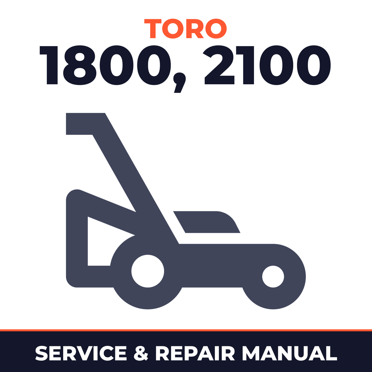 Toro Greensmaster eFlex 1800 2100 Walk-Behind Mower Service & Repair Manual