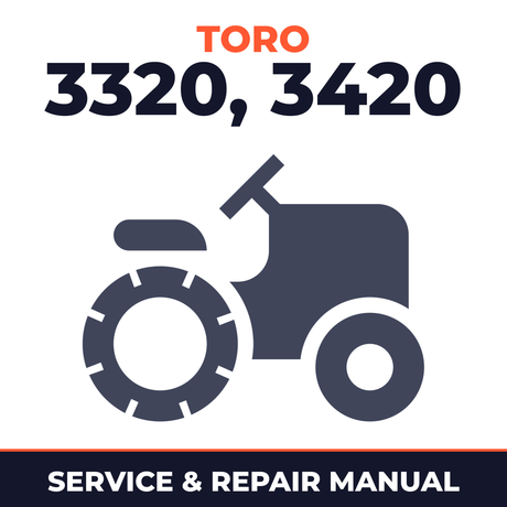 Toro Greensmaster Triflex Hybrid 3320 & 3420 Riding Mower Service & Repair Manual