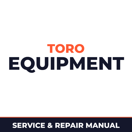 Toro Snow COMMandER Machine Service & Repair Manual