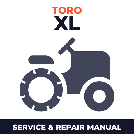 Toro XL Lawn Tractor Service & Repair Manual