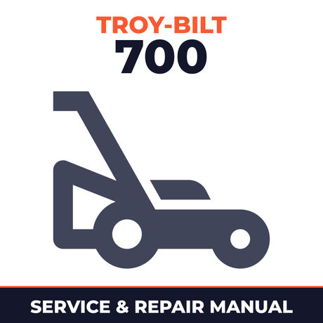 Troy Bilt 700 Series Lawn Mower Service & Repair Manual