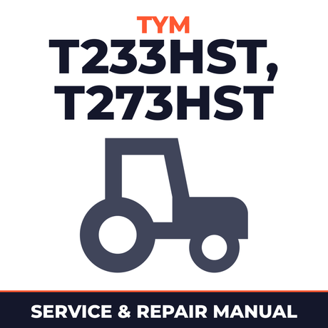TYM T233HST/T273HST Tractor Service & Repair Manual