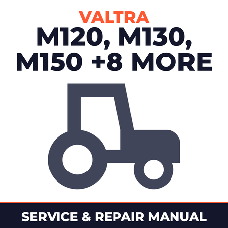 Valtra M120 M130 M150 T120 T130 T140 T150 T160 T170 T180 T190 Tractors Service & Repair Manual