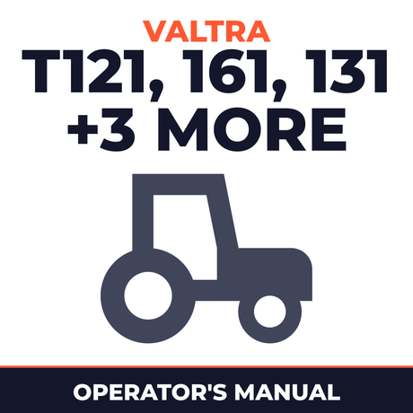 Valtra T 121 161 131 151 171 191 Tractor Operator's Manual