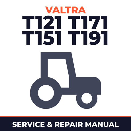 Valtra T121 T171 T151 T191 Tractors Service & Repair Manual