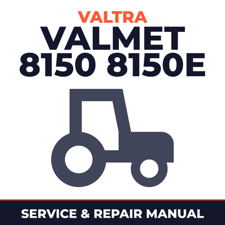 Valtra Valmet 8150 8150E tractor Service & Repair Manual