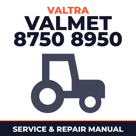 Valtra Valmet 8750 8950 Tractor Service & Repair Manual