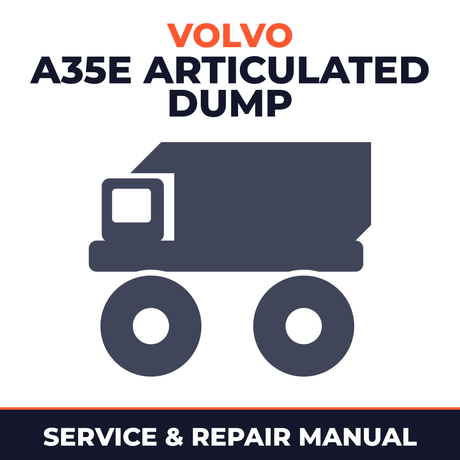 VOLVO A35E Articulated Dump Truck Service Repair Manual