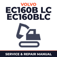 Volvo EC160B LC EC160BLC Excavator Complete Workshop Service Repair Manual