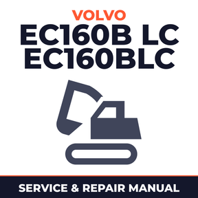 Volvo EC160B LC EC160BLC Excavator Complete Workshop Service Repair Manual