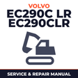 VOLVO EC290C LR EC290CLR Excavator Full Service Manual