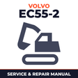 Volvo EC55-2 Compact Excavator Service Manual
