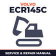 Volvo ECR145C L Excavator OEM Service & Repair Manual