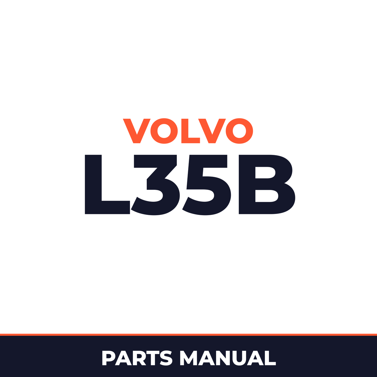 Volvo L35B loader parts list