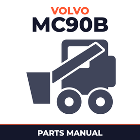 Volvo MC90B Skid Steer Loader Service Parts Catalogue Manual INSTANT SN: 71000 and up