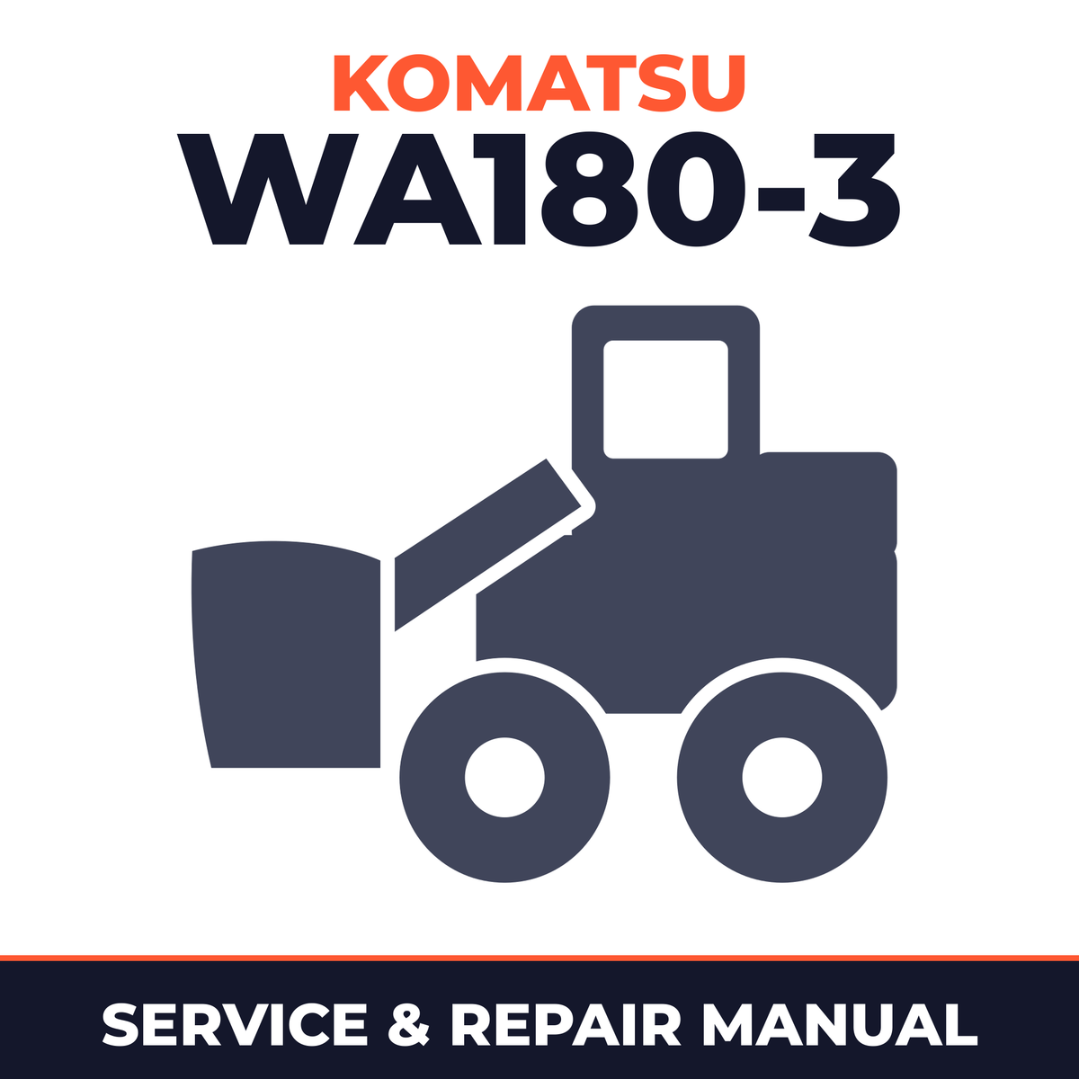 WA180-3 Wheel Loader Service Repair Manual