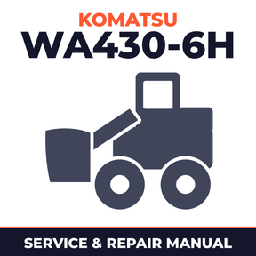 WA430-6H Wheel Loader service repair shop Manual