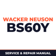 Wacker BS60Y rammer service manual