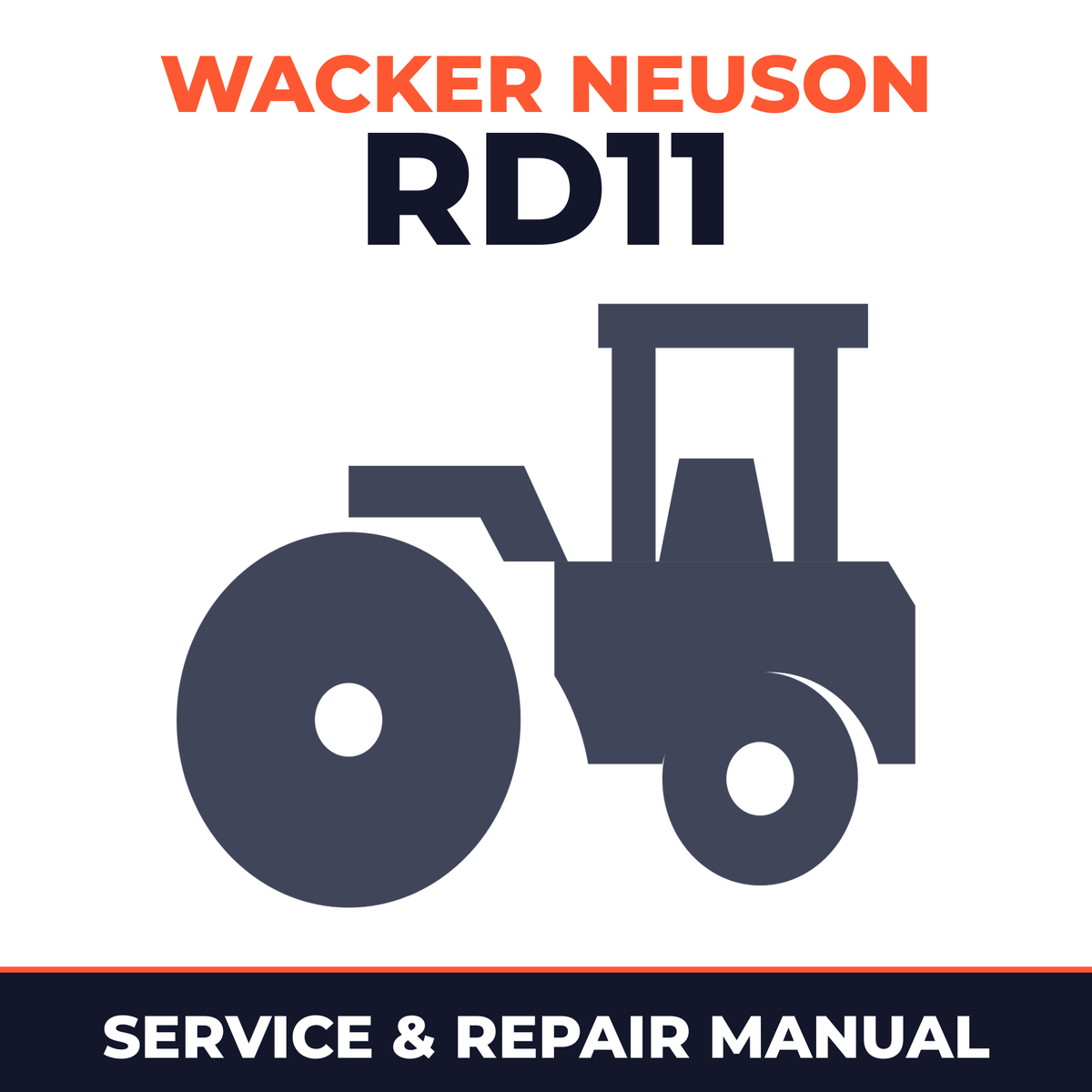 Wacker Roller RD11 Workshop Servcie Repair Manual