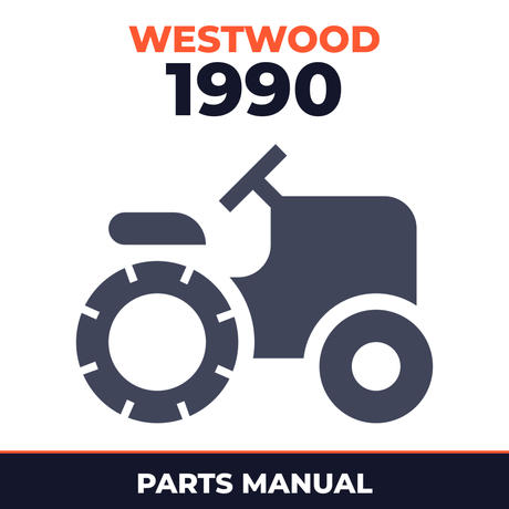 Westwood 1990 Garden Tractors Parts Manual