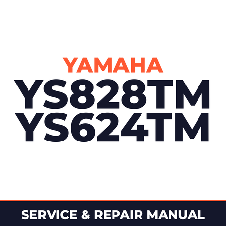 Yamaha 1987-1995 YS828TM YS624TM Snow Blower Service & Repair Manual